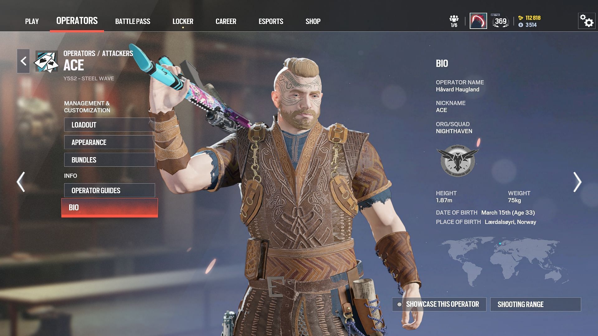 Ace is a reliable hard breach operator (Image via Sportskeeda Gaming || Ubisoft)